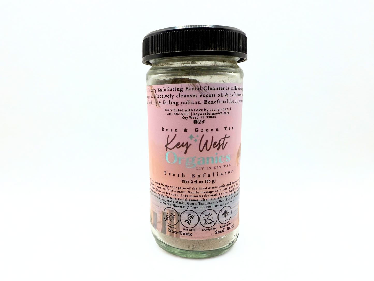 Rose & Green Tea Exfoliating Facial Cleanser