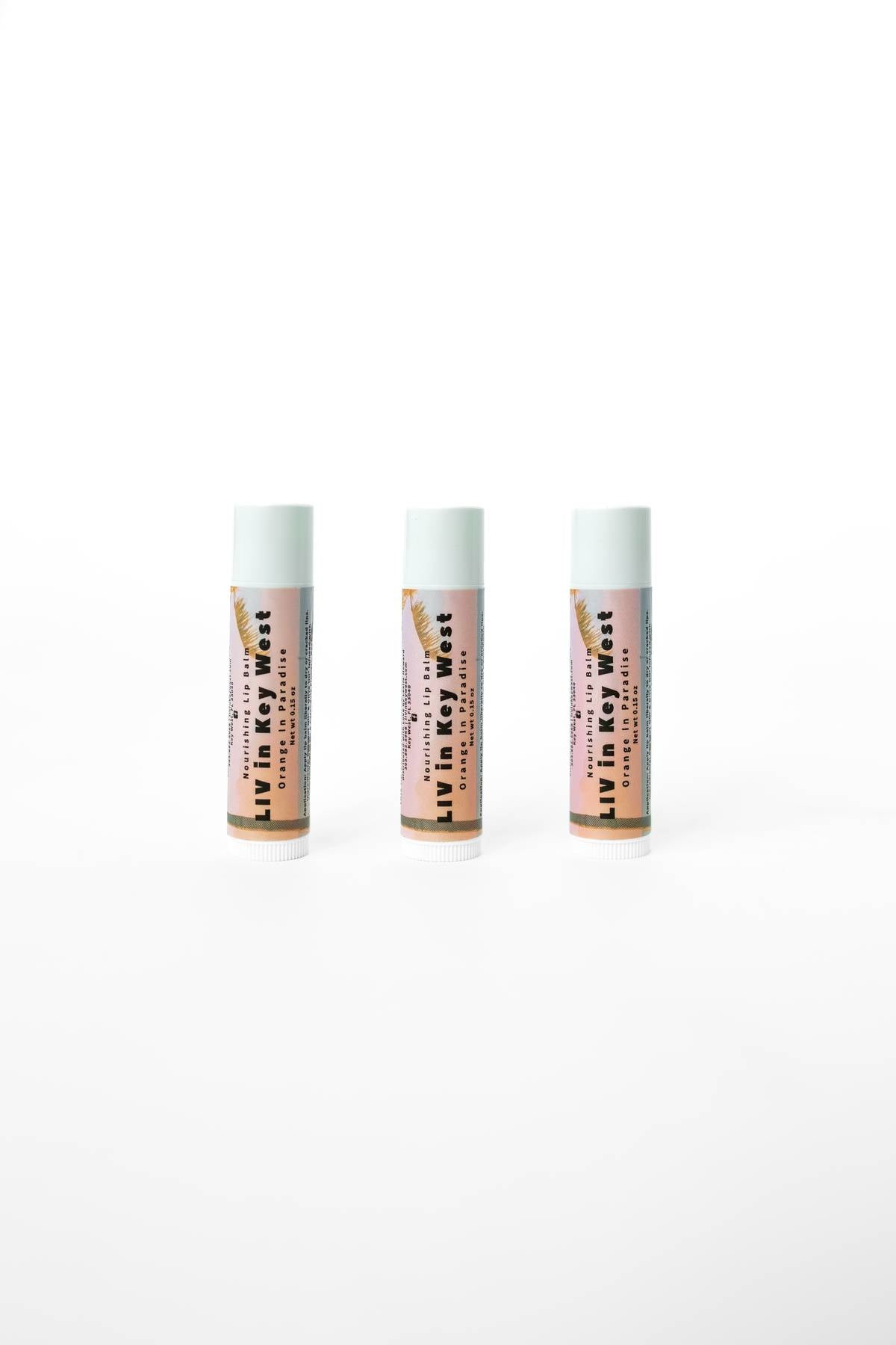 Orange in Paradise organic lip balm